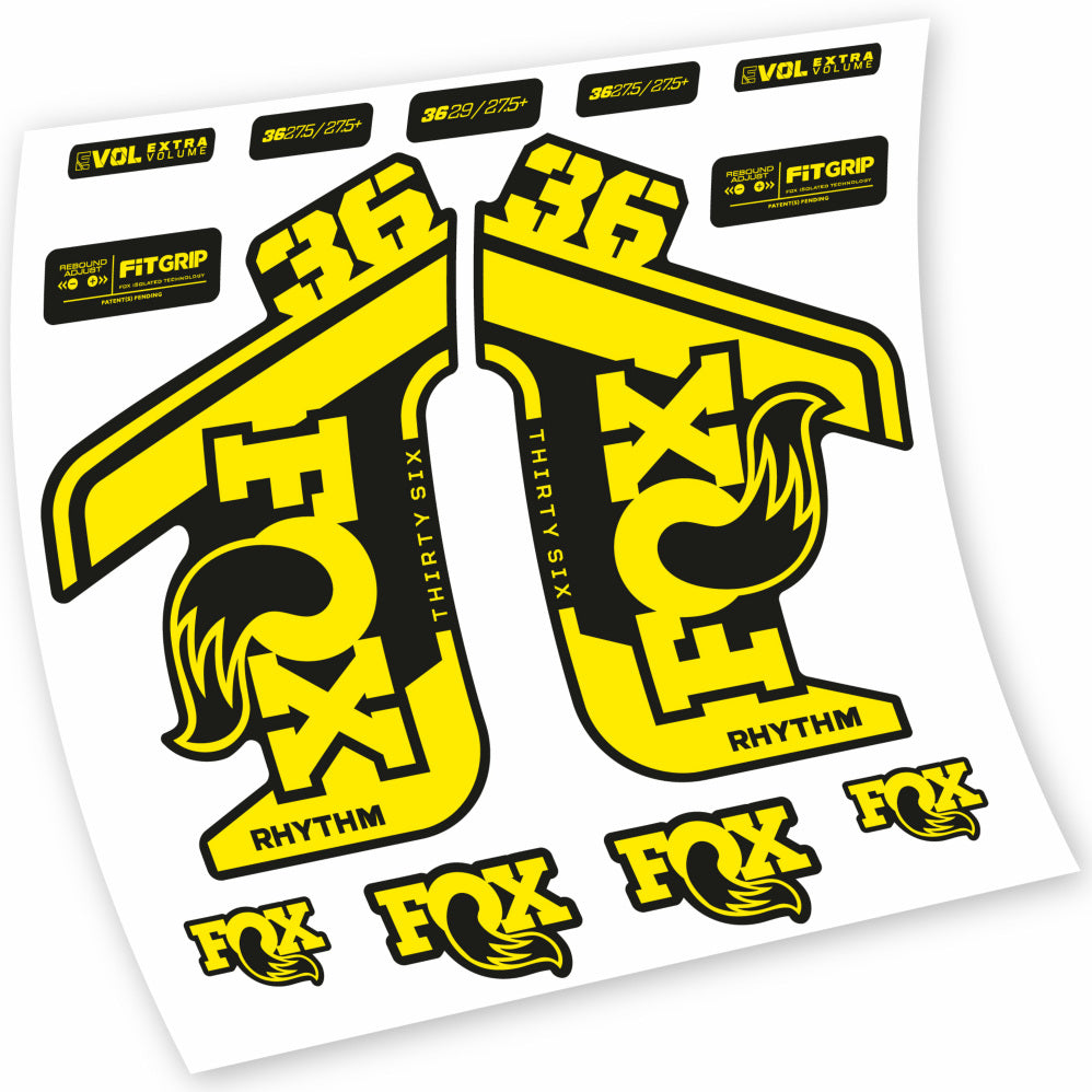 Adesivi Forcella Fox 36 Rhythm 2021-2022 in vinile