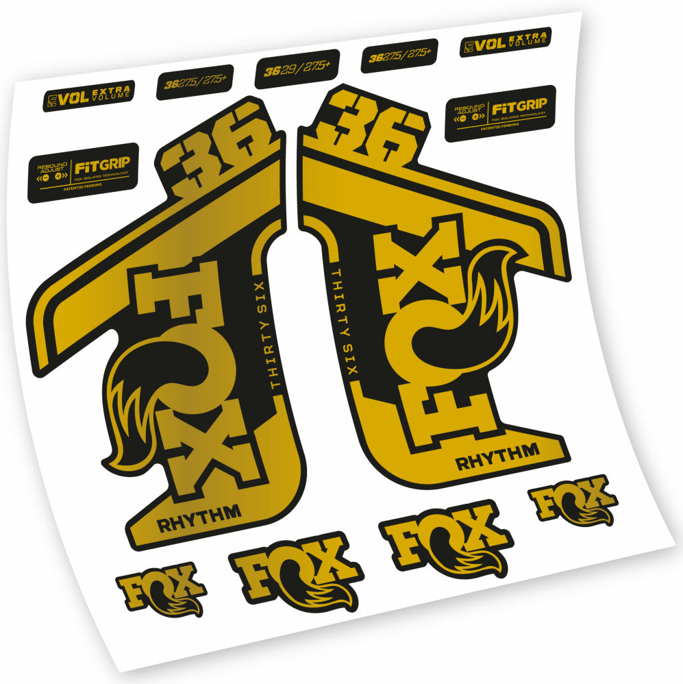 Adesivi Forcella Fox 36 Rhythm 2021-2022 in vinile