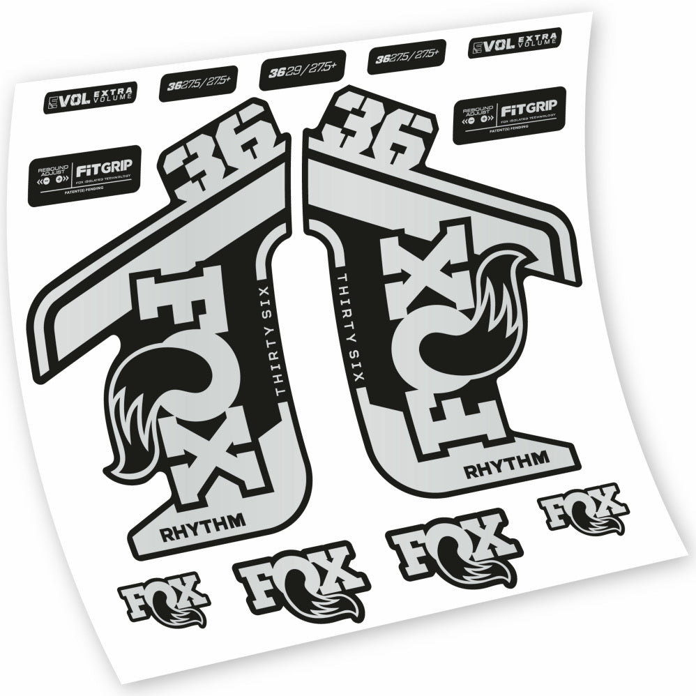 Adesivi Forcella Fox 36 Rhythm 2021-2022 in vinile