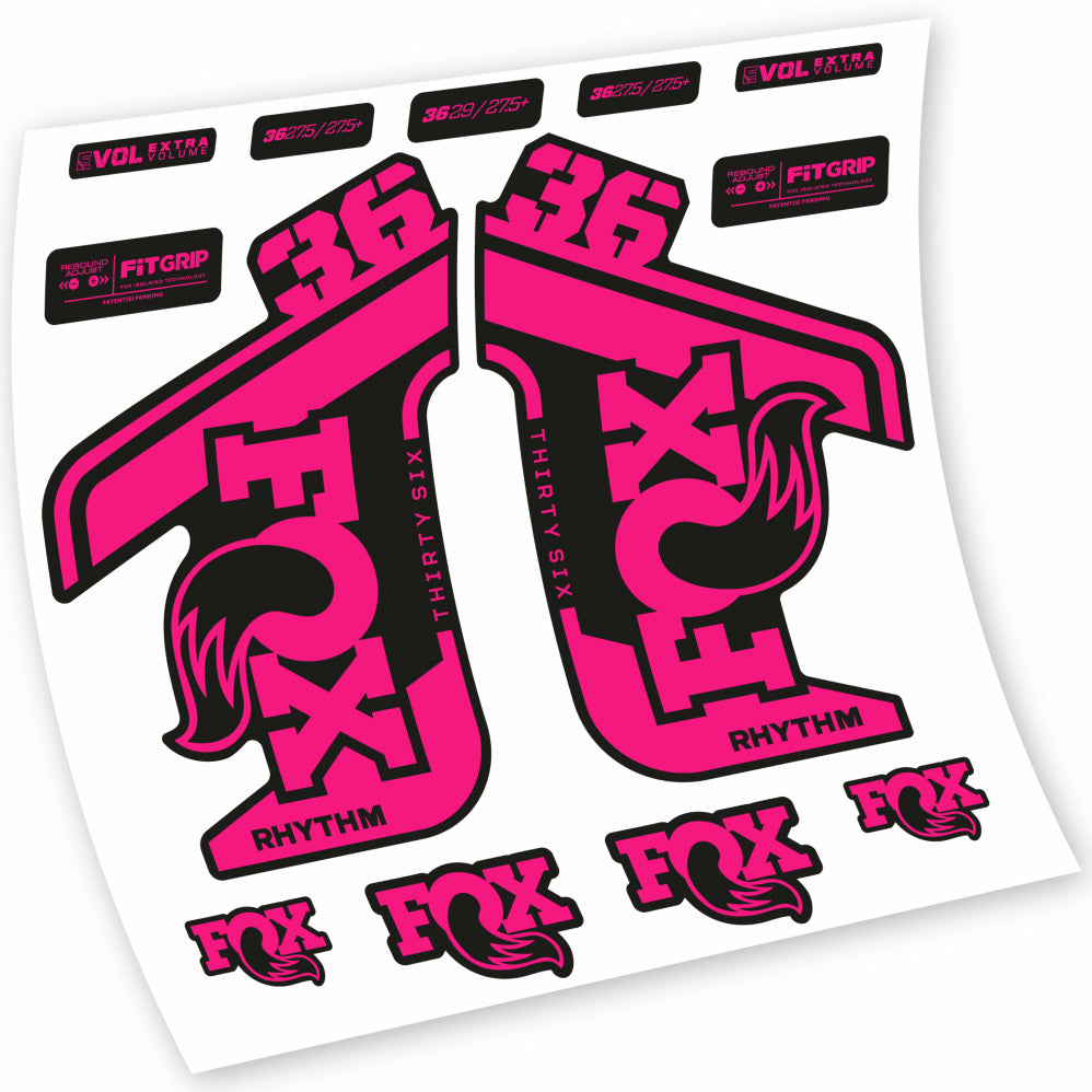 Adesivi Forcella Fox 36 Rhythm 2021-2022 in vinile