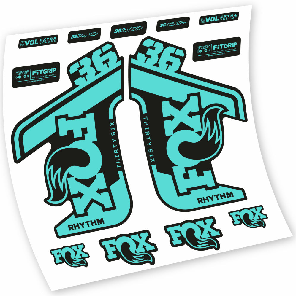 Adesivi Forcella Fox 36 Rhythm 2021-2022 in vinile