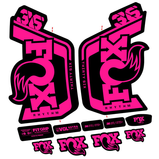 Adesivi Forcella Fox 36 Rhythm 29 2023-2024 in vinile