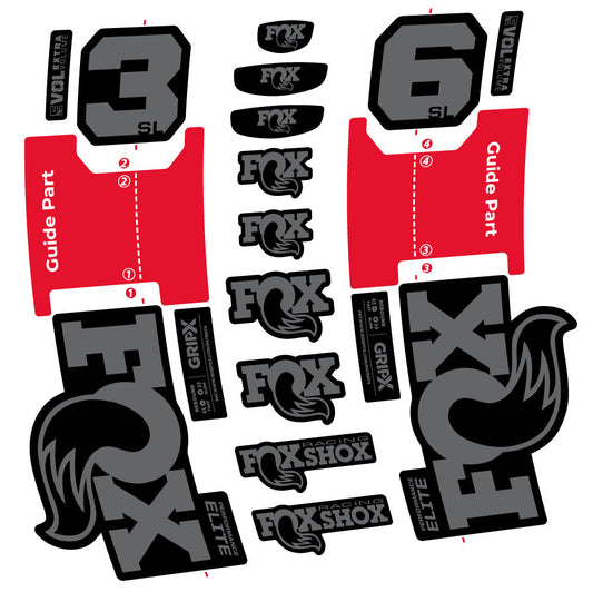 Adesivi Forcella Fox 36 SL Performance Elite in vinile
