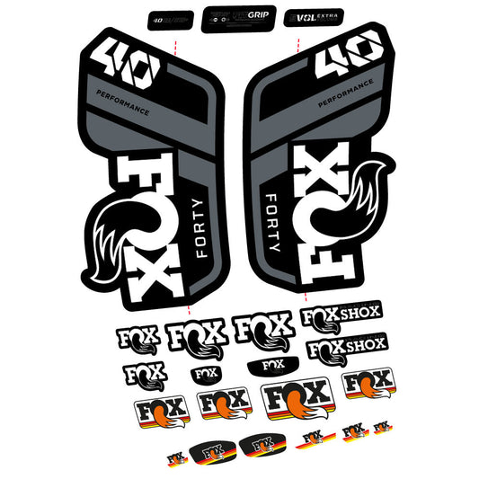 Adesivi Forcella Fox 40 Performance 2021 in vinile