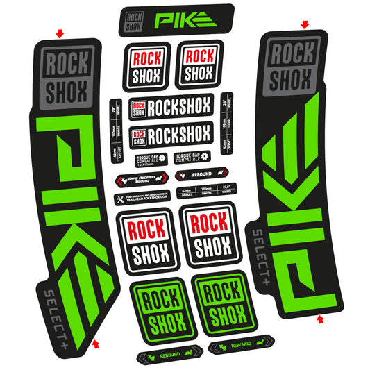 Adesivi Forcella Rock Shox Pike Select Plus 2023 in vinile
