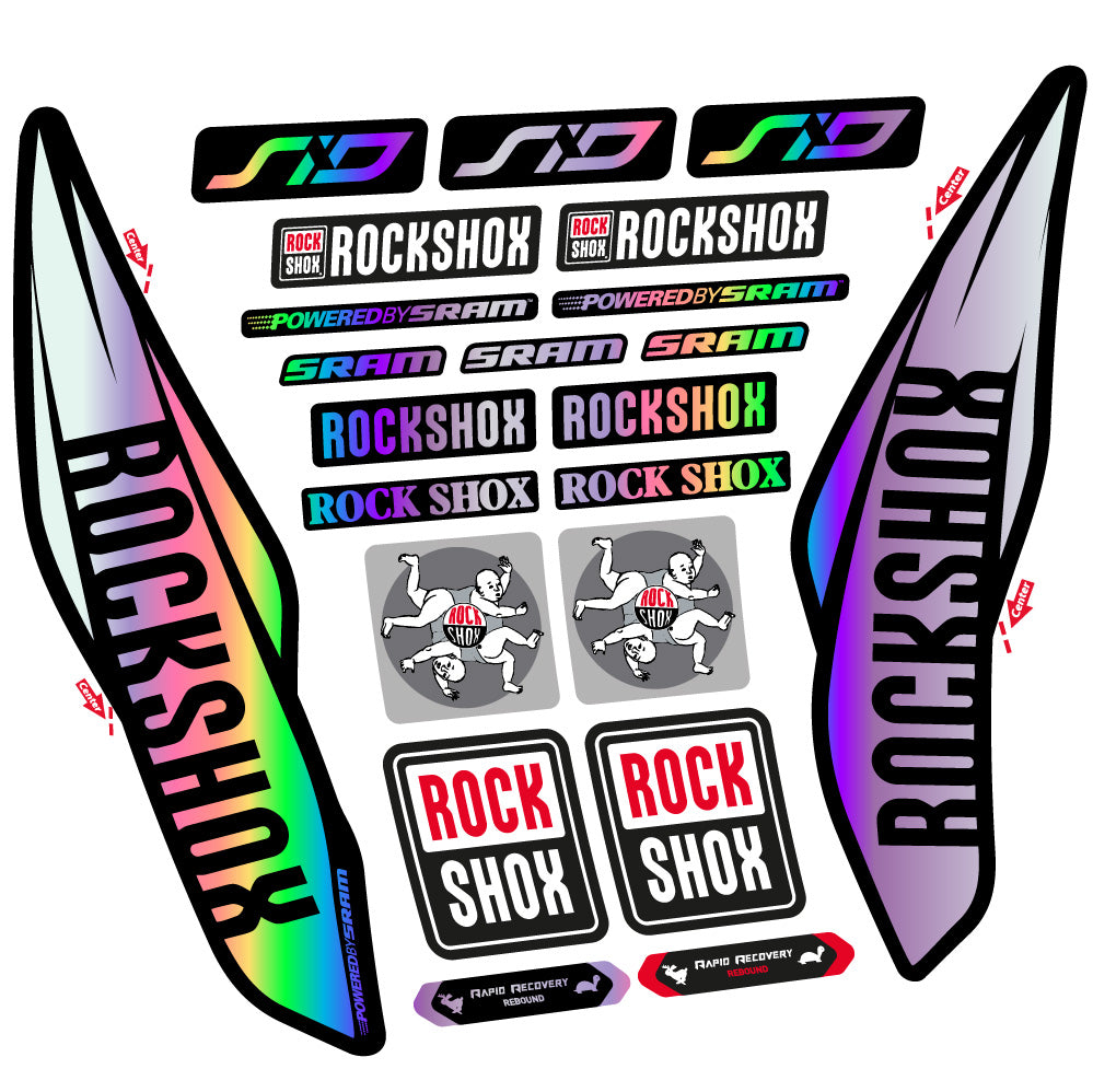 Adesivi Forcella Rock Shox Sid 2017 29" in vinile