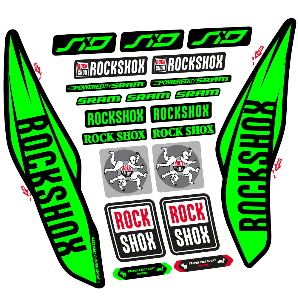 Adesivi Forcella Rock Shox Sid 2017 29" in vinile