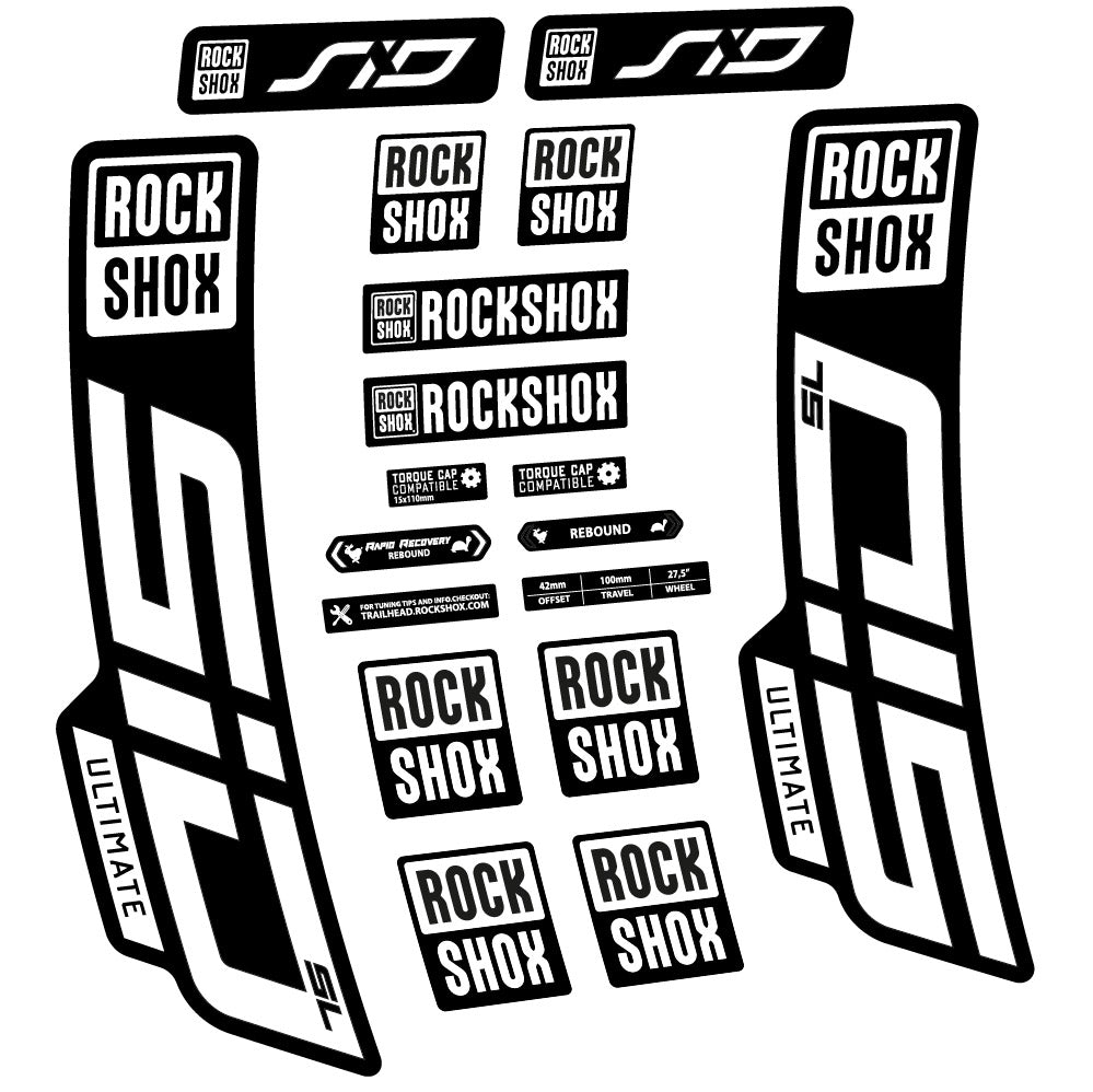 Adesivi Forcella Rock Shox Sid Ultimate SL 2021 in vinile