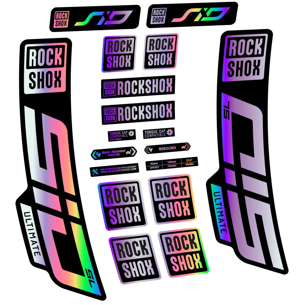 Adesivi Forcella Rock Shox Sid Ultimate SL 2021 in vinile