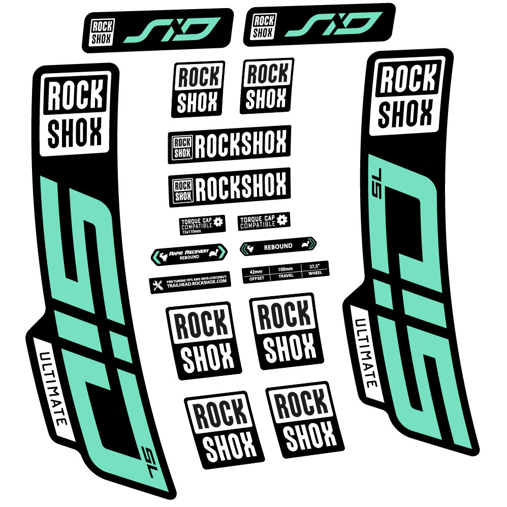 Adesivi Forcella Rock Shox Sid Ultimate SL 2021 in vinile