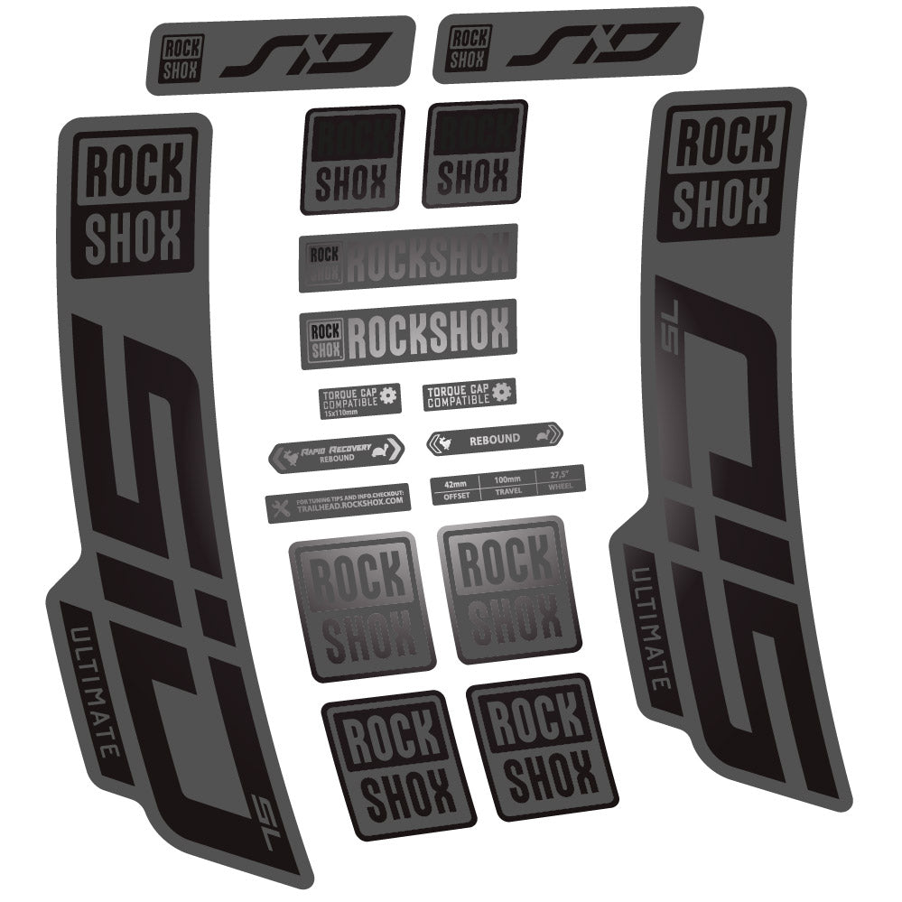 Adesivi Forcella Rock Shox Sid Ultimate SL 2021 in vinile