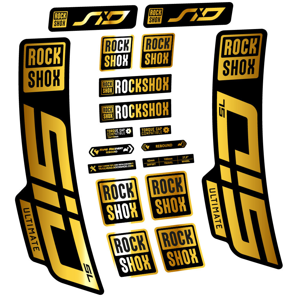 Adesivi Forcella Rock Shox Sid Ultimate SL 2021 in vinile