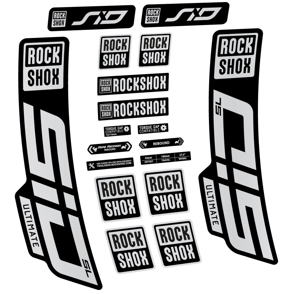 Adesivi Forcella Rock Shox Sid Ultimate SL 2021 in vinile