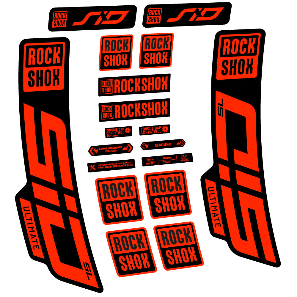Adesivi Forcella Rock Shox Sid Ultimate SL 2021 in vinile