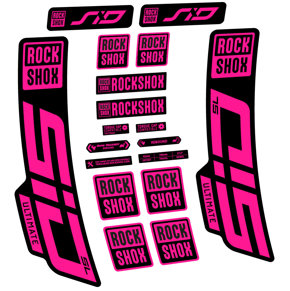 Adesivi Forcella Rock Shox Sid Ultimate SL 2021 in vinile