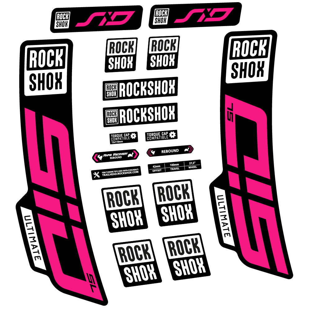 Adesivi Forcella Rock Shox Sid Ultimate SL 2021 in vinile