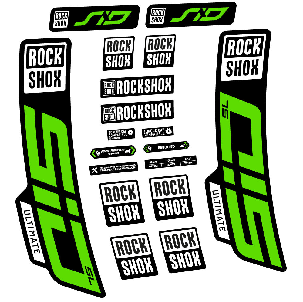 Adesivi Forcella Rock Shox Sid Ultimate SL 2021 in vinile