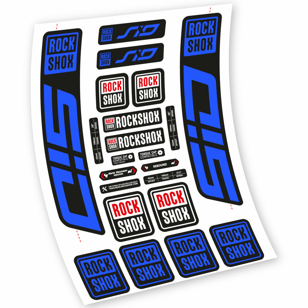 Adesivi Forcella Rock Shox Sid 2021 29" in vinile