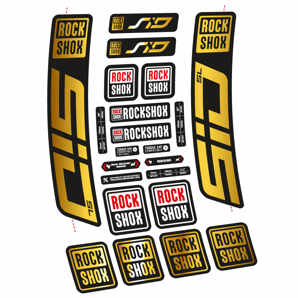 Adesivi Forcella Rock Shox Sid SL 2021 in vinile