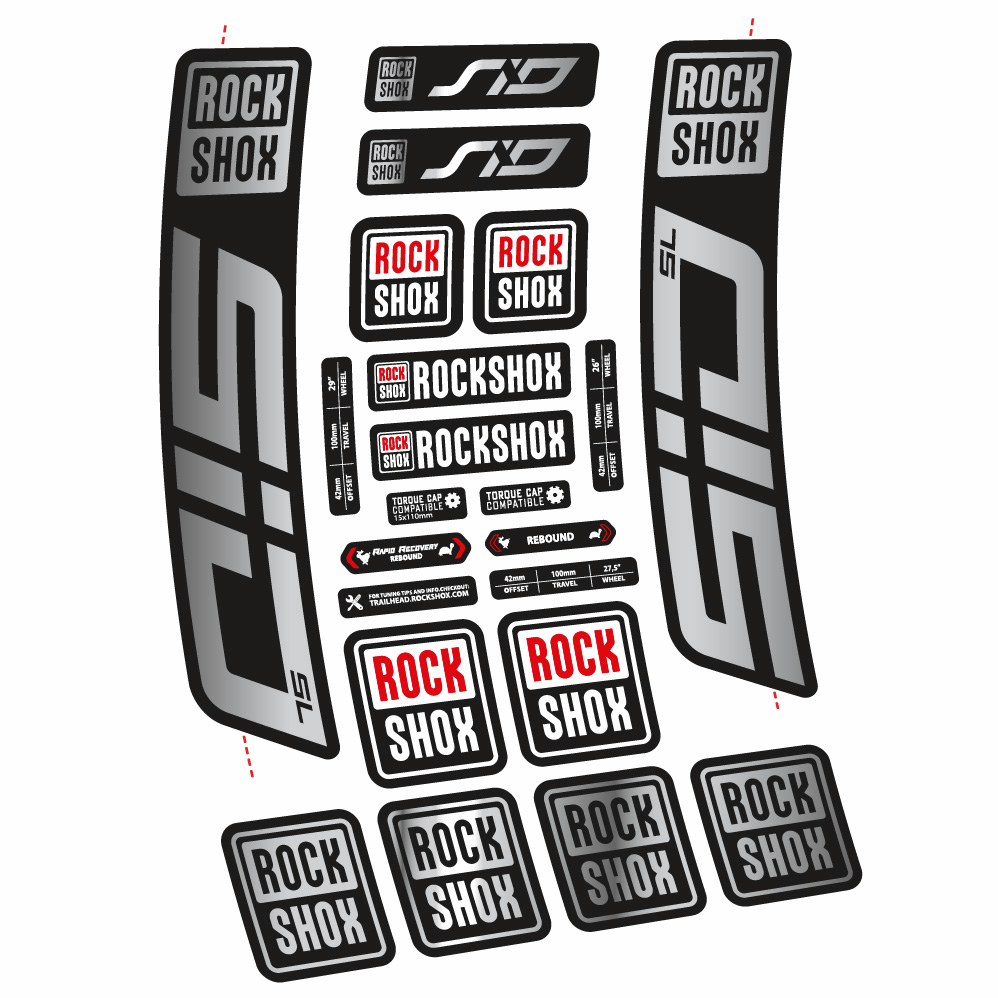 Adesivi Forcella Rock Shox Sid SL 2021 in vinile