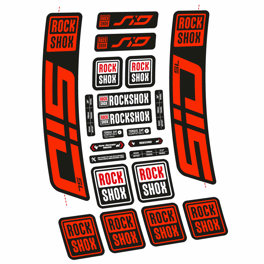 Adesivi Forcella Rock Shox Sid SL 2021 in vinile