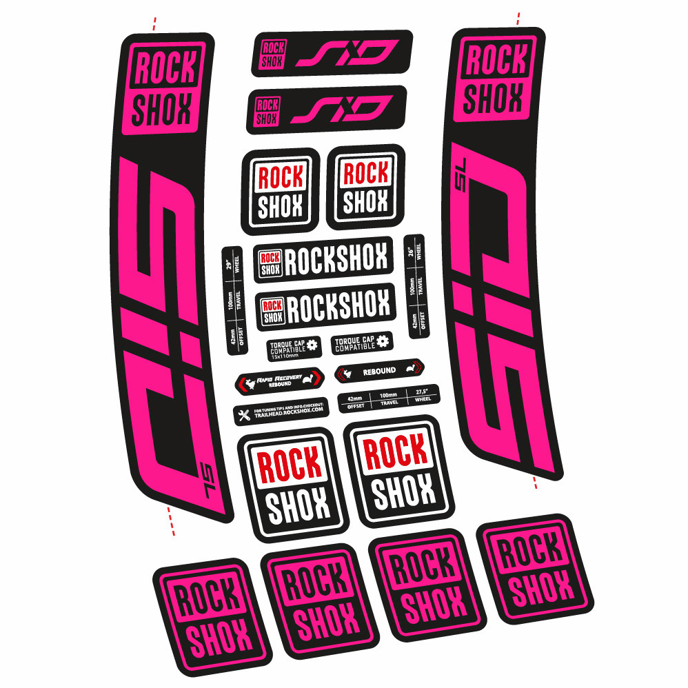 Adesivi Forcella Rock Shox Sid SL 2021 29" in vinile