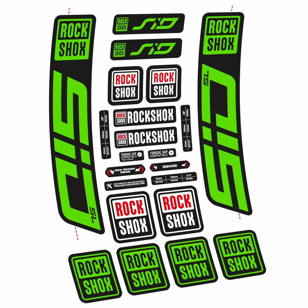 Adesivi Forcella Rock Shox Sid SL 2021 in vinile