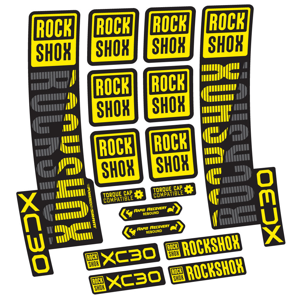 Adesivi Forcella Rock Shox XC30 in vinile