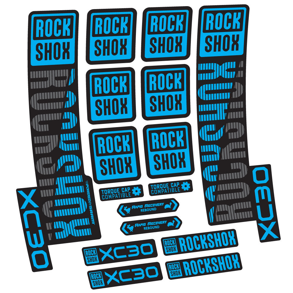 Adesivi Forcella Rock Shox XC30 29" in vinile
