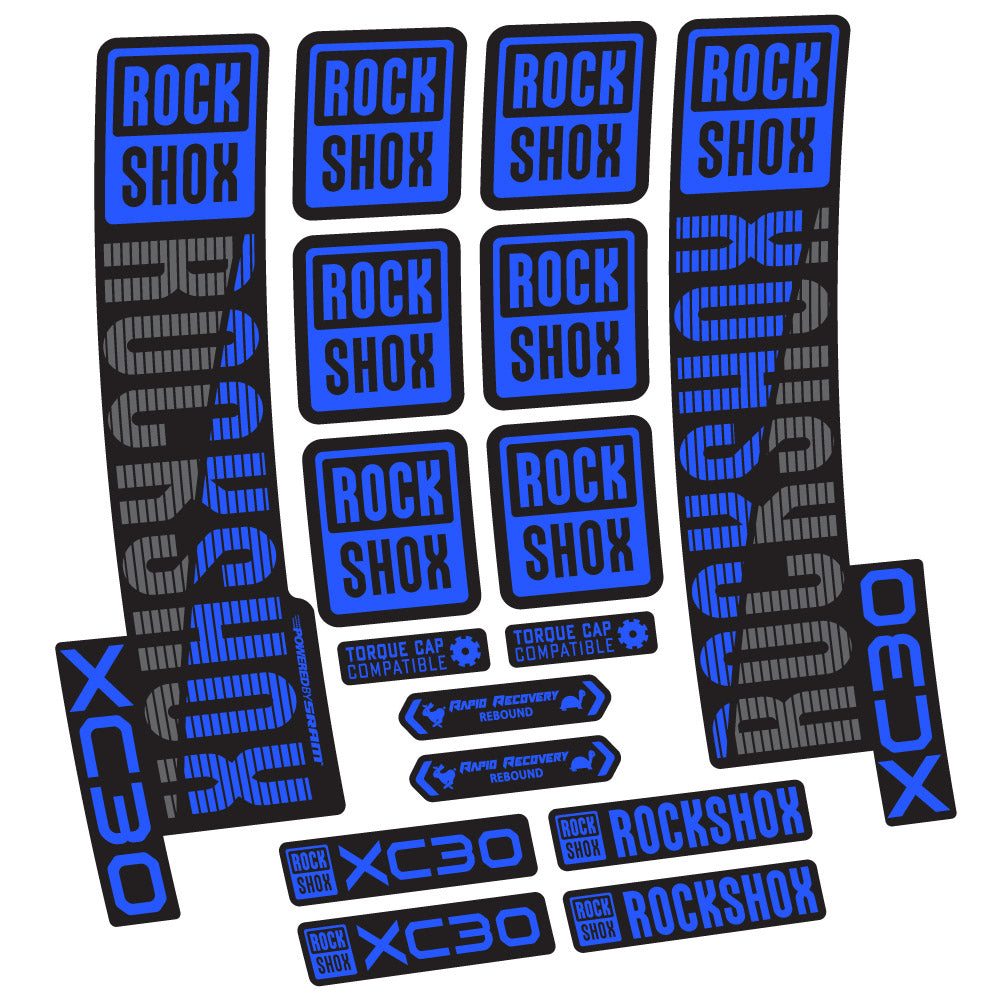 Adesivi Forcella Rock Shox XC30 29" in vinile
