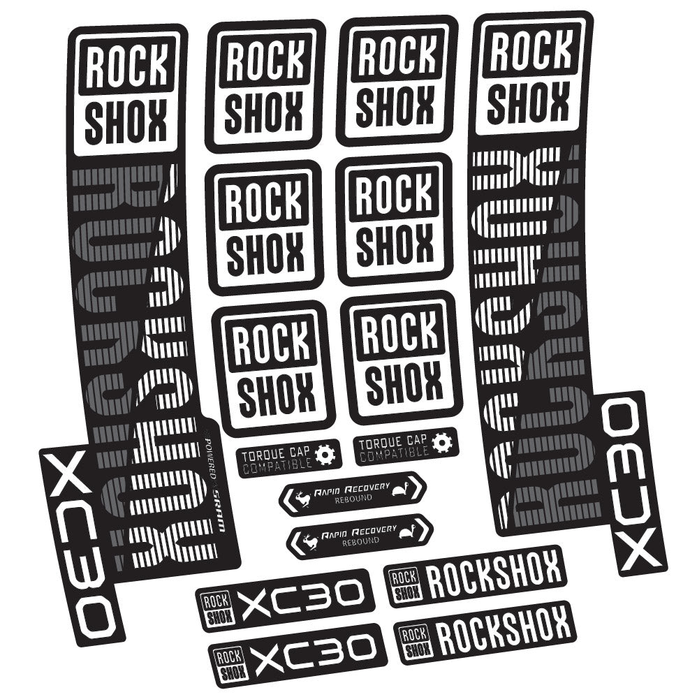 Adesivi Forcella Rock Shox XC30 in vinile