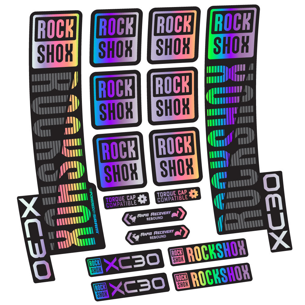 Adesivi Forcella Rock Shox XC30 in vinile