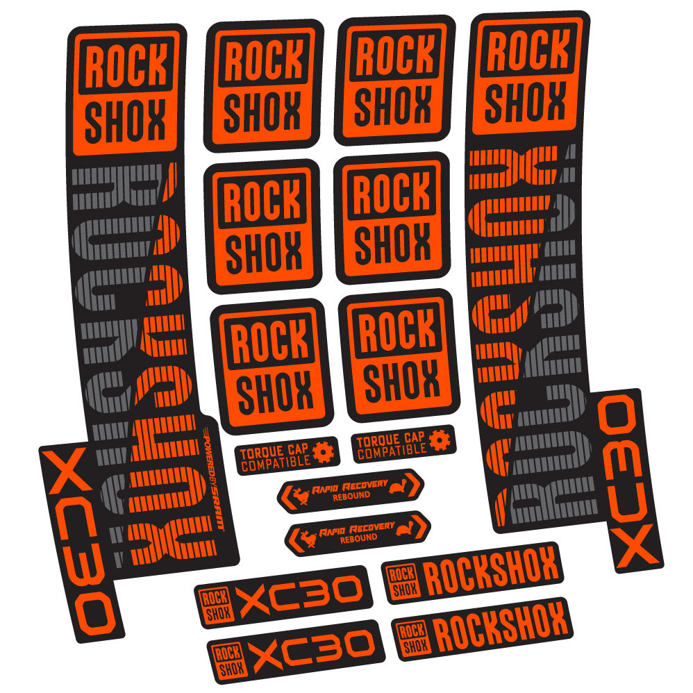 Adesivi Forcella Rock Shox XC30 29" in vinile