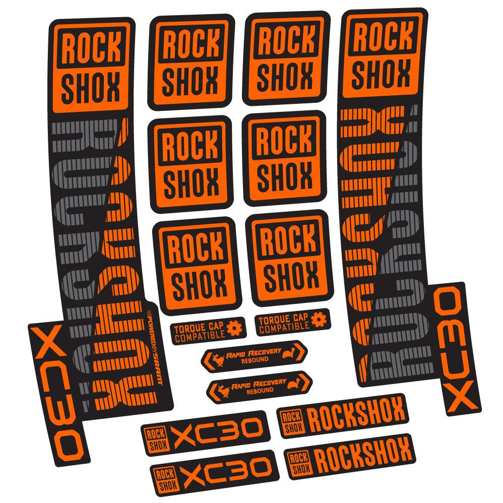 Adesivi Forcella Rock Shox XC30 29" in vinile