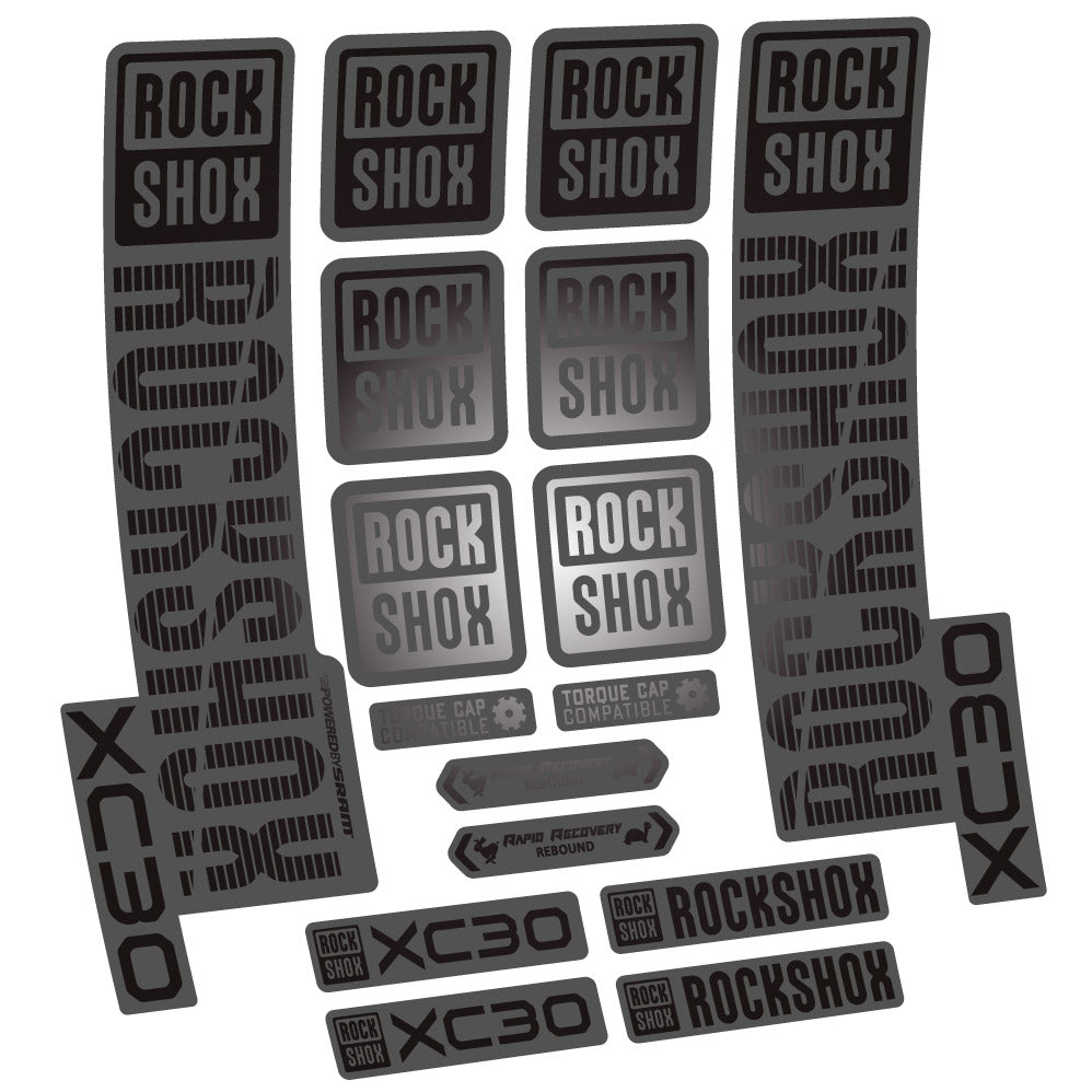 Adesivi Forcella Rock Shox XC30 in vinile