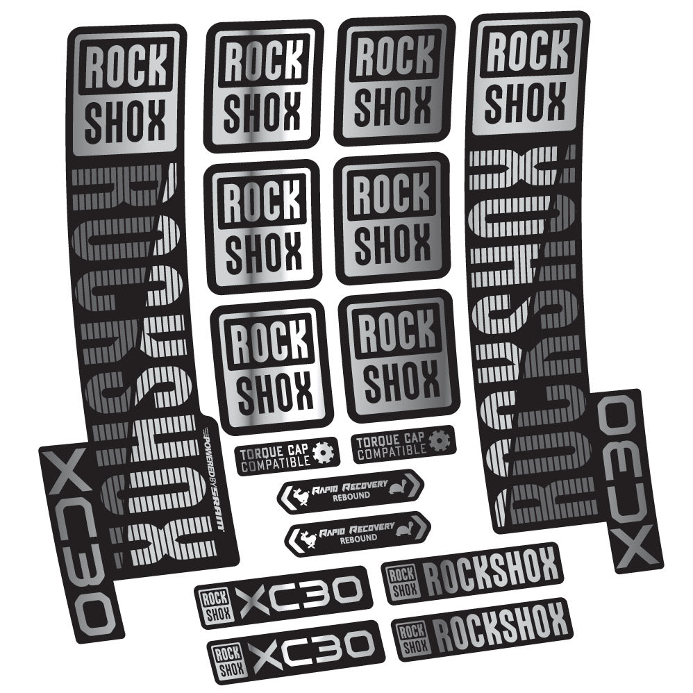 Adesivi Forcella Rock Shox XC30 in vinile