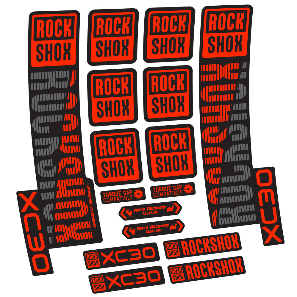 Adesivi Forcella Rock Shox XC30 in vinile