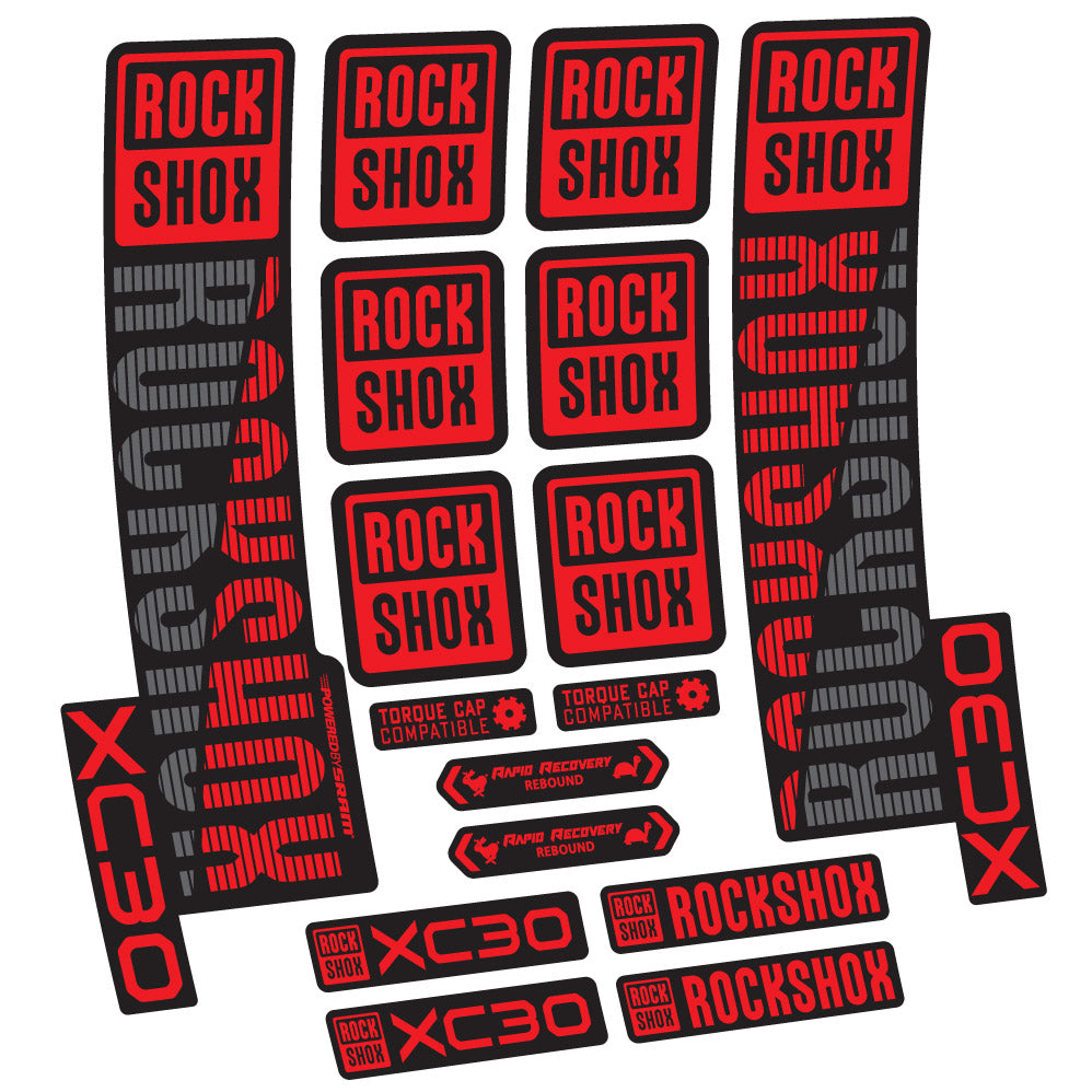 Adesivi Forcella Rock Shox XC30 29" in vinile