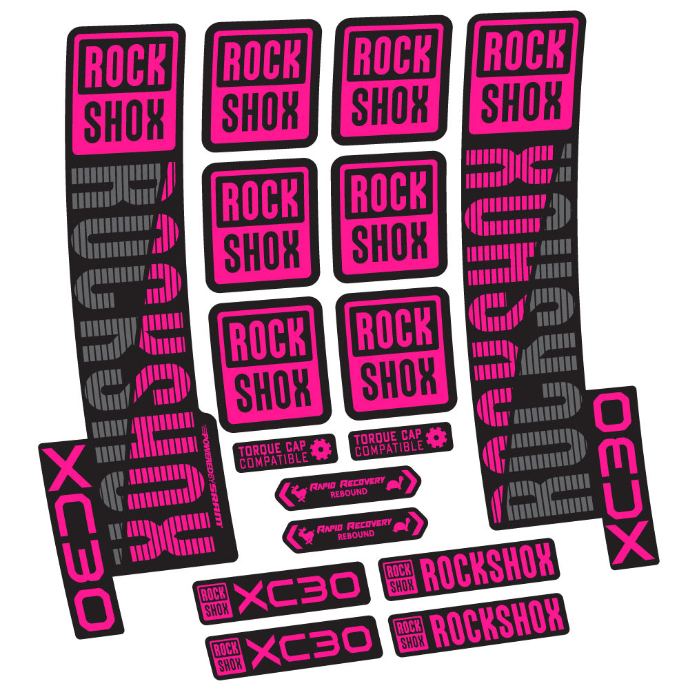 Adesivi Forcella Rock Shox XC30 29" in vinile
