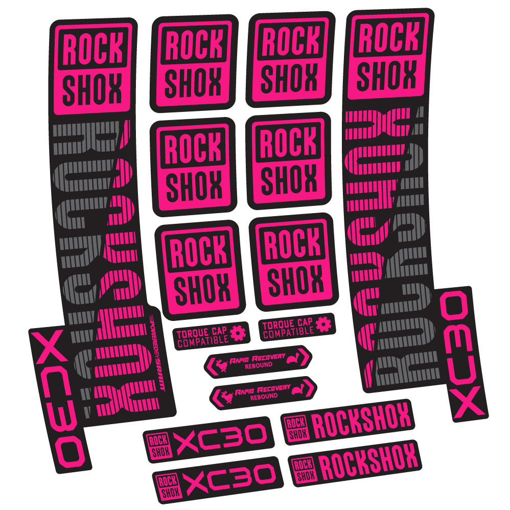 Adesivi Forcella Rock Shox XC30 in vinile