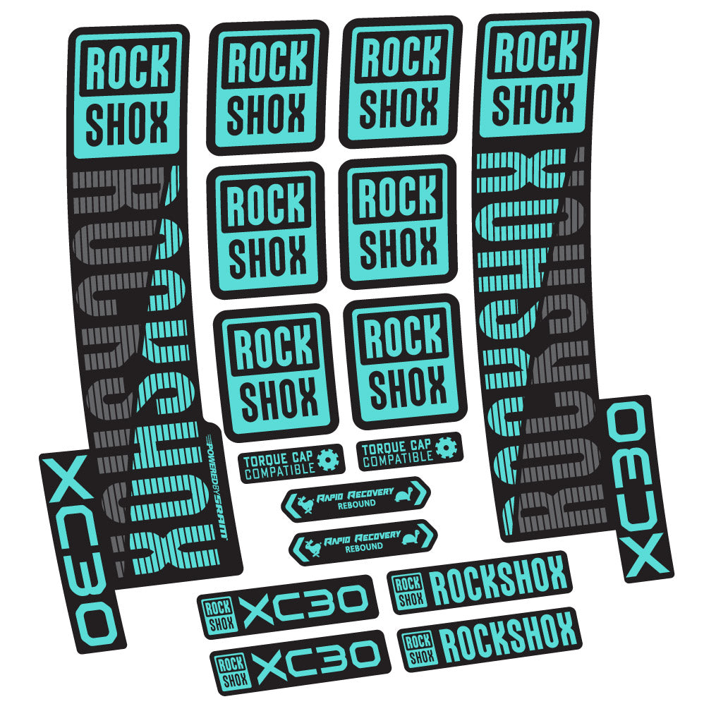 Adesivi Forcella Rock Shox XC30 29" in vinile