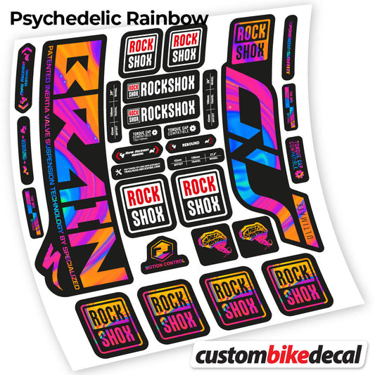Adesivi Forcella Rock Shox Sid Brain Ultimate in vinile