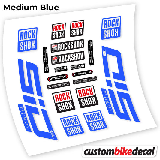 Adesivi Forcella Rock Shox Sid SL 2021 in vinile