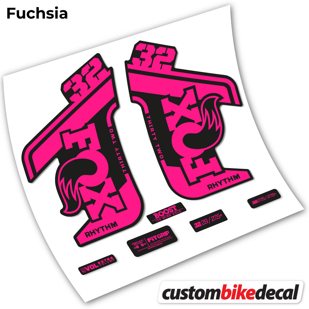 Adesivi Forcella Fox Rhythm in vinile - Fucsia