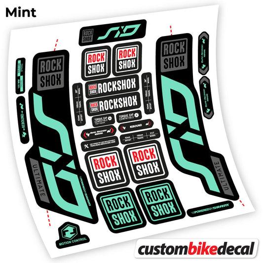 Adesivi Forcella Rock Shox Sid Ultimate 2020 in vinile