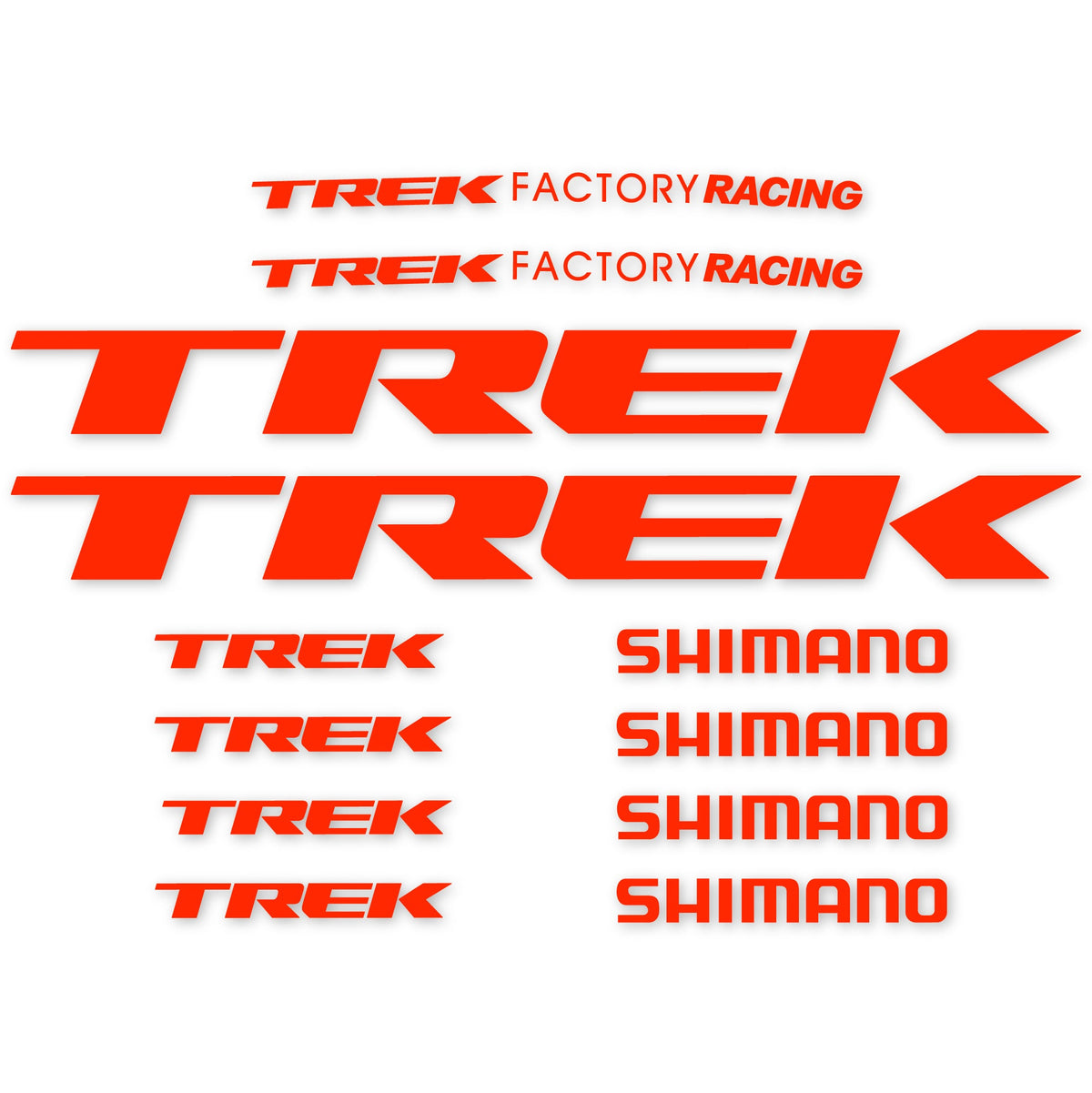 Adesivi Telaio Trek Factory Racing Team in vinile