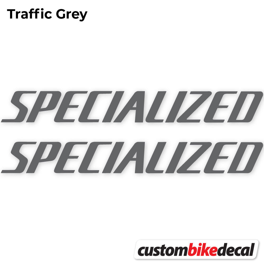 Adesivi Telaio Specialized Square in vinile - Grigio Traffico