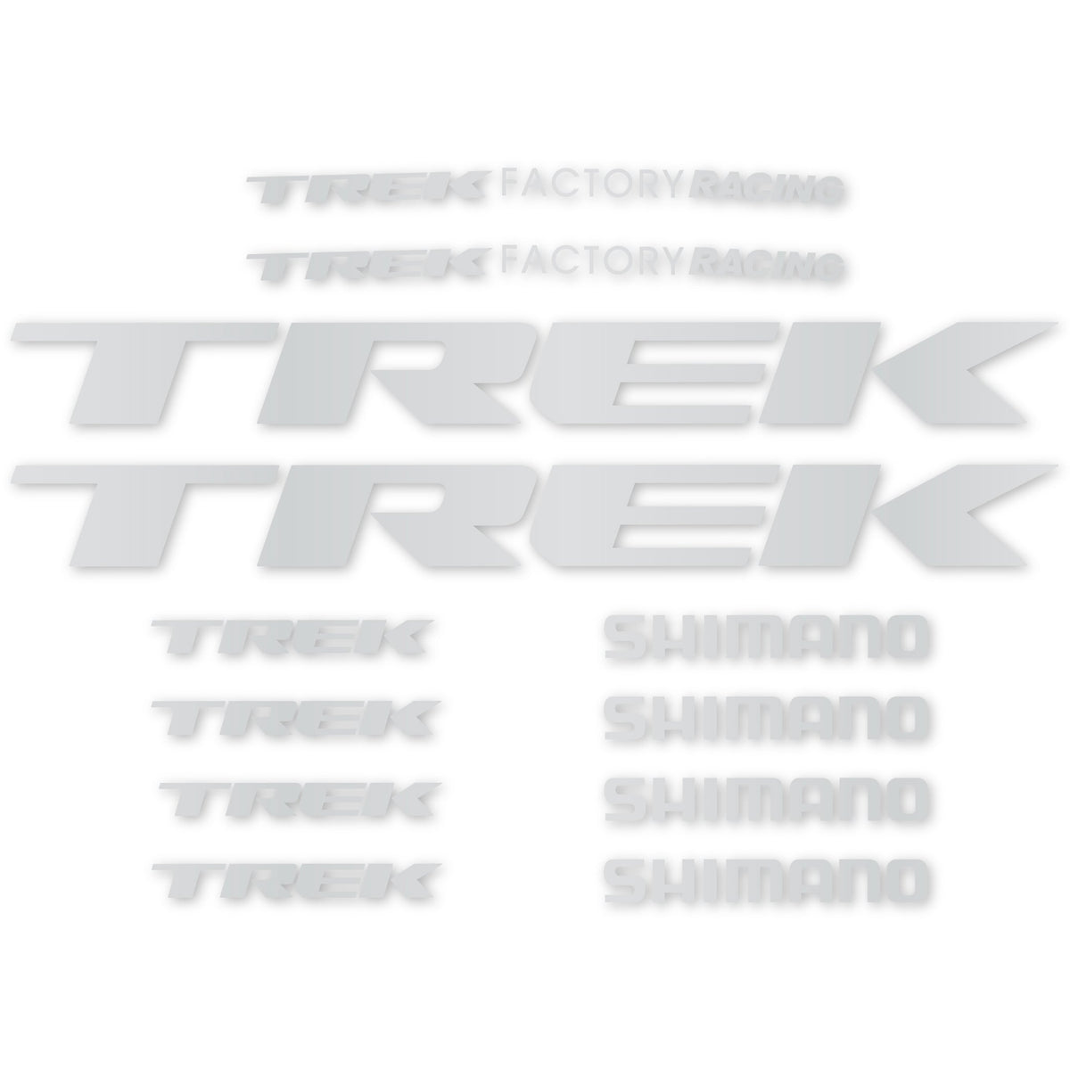 Adesivi Telaio Trek Factory Racing Team in vinile