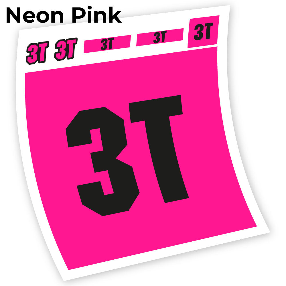 Adesivi Telaio 3T Exploro in vinile - Rosa Neon