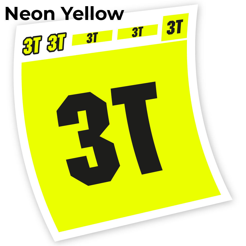 Adesivi Telaio 3T Exploro in vinile - Giallo Neon